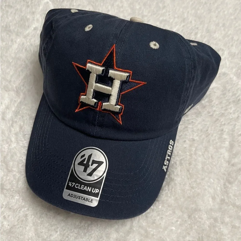 Houston Astros Hat Cap 47 Franchise Fitted Mens Navy Blue